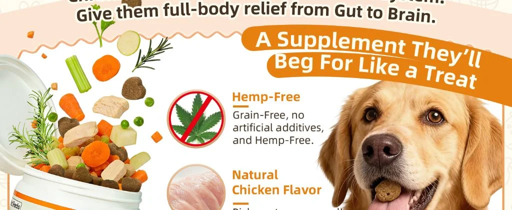 Hemp-Free, Natural Chicken Flavor