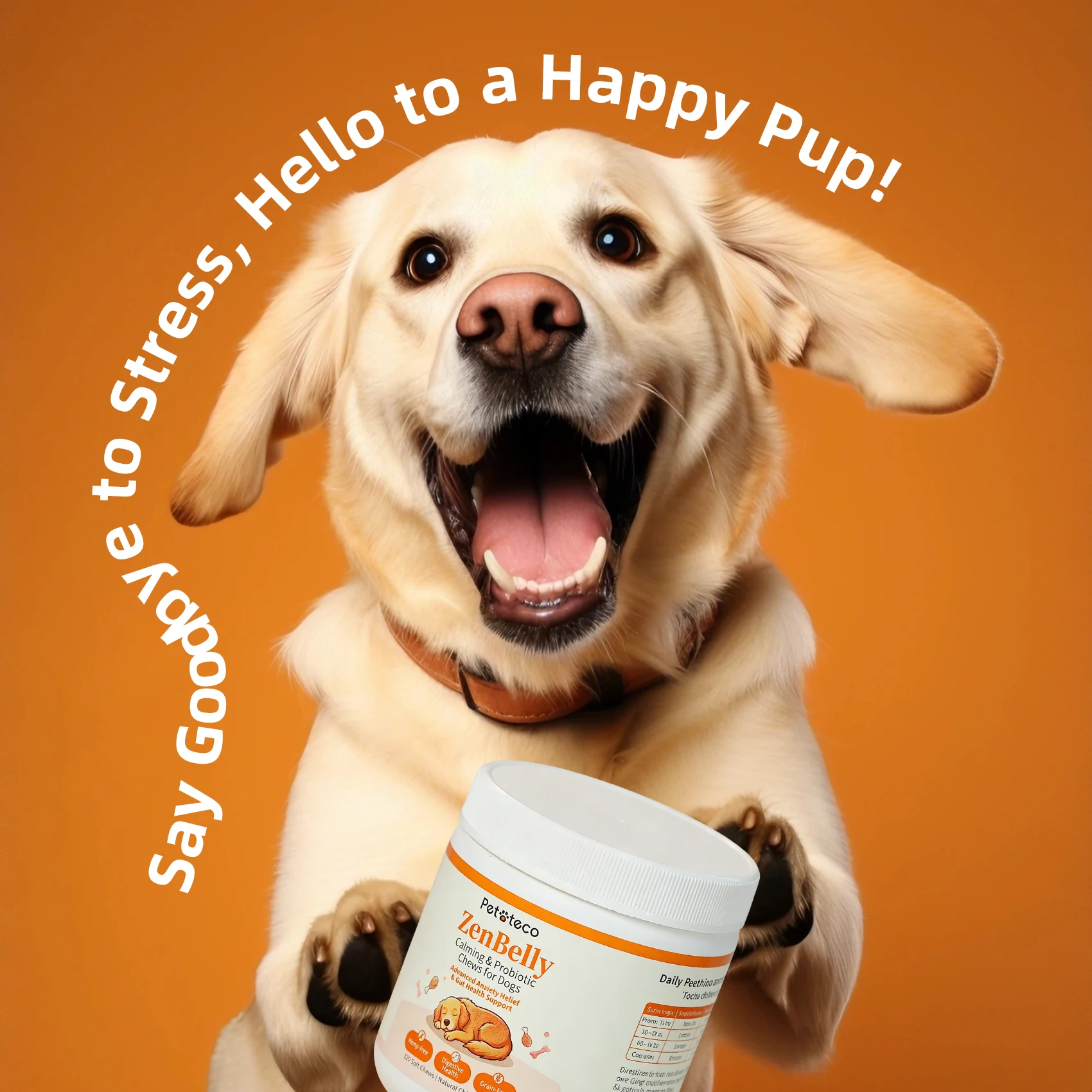 Say goodbye to stress, hello to a happy pup